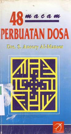 Cover Empat puluh delapan macam perbuatan dosa / Drs. S. Ansory Al-Mansor