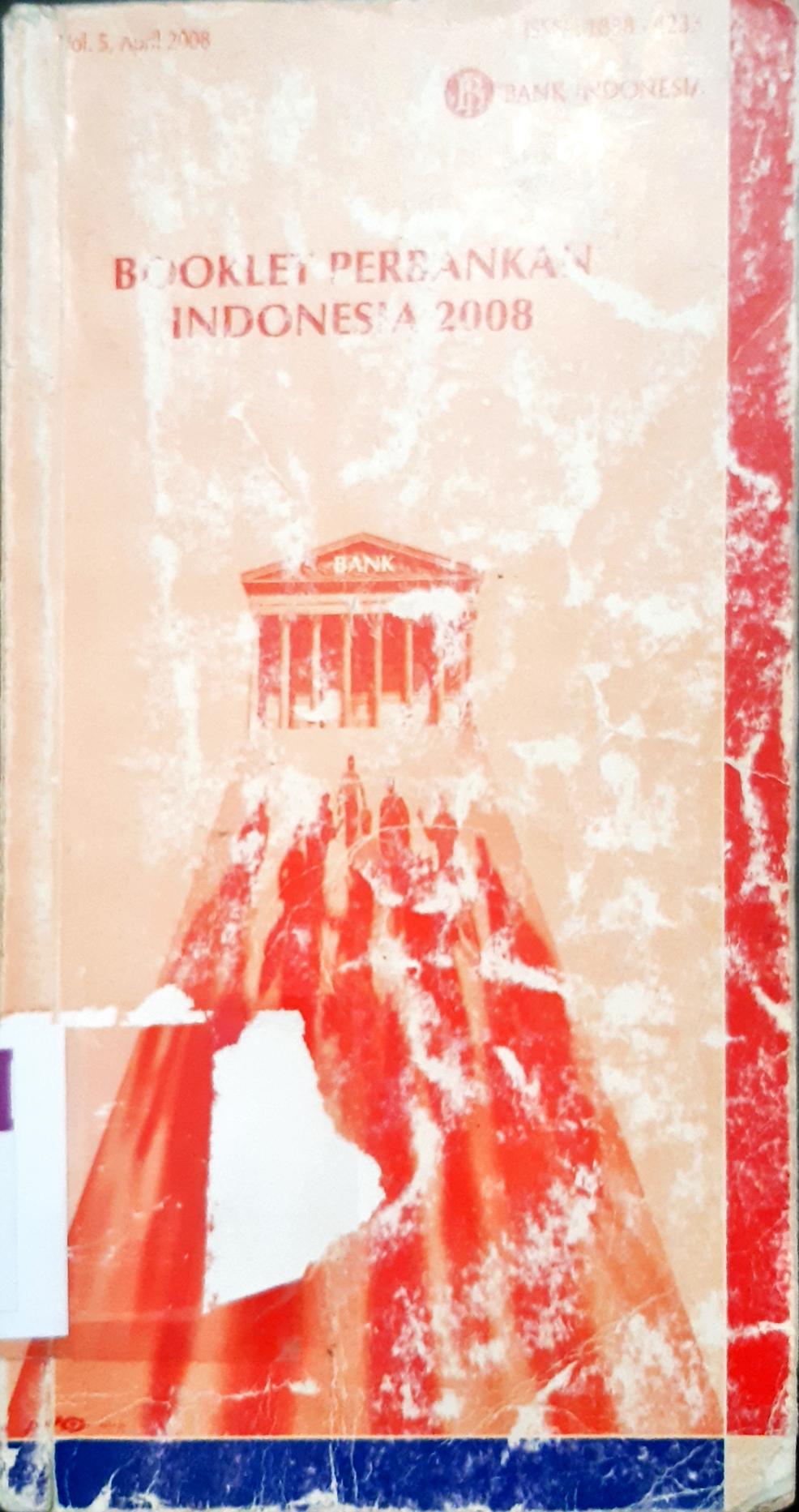Cover Booklet Perbankan Indonesia 2008 / Bank Indonesia