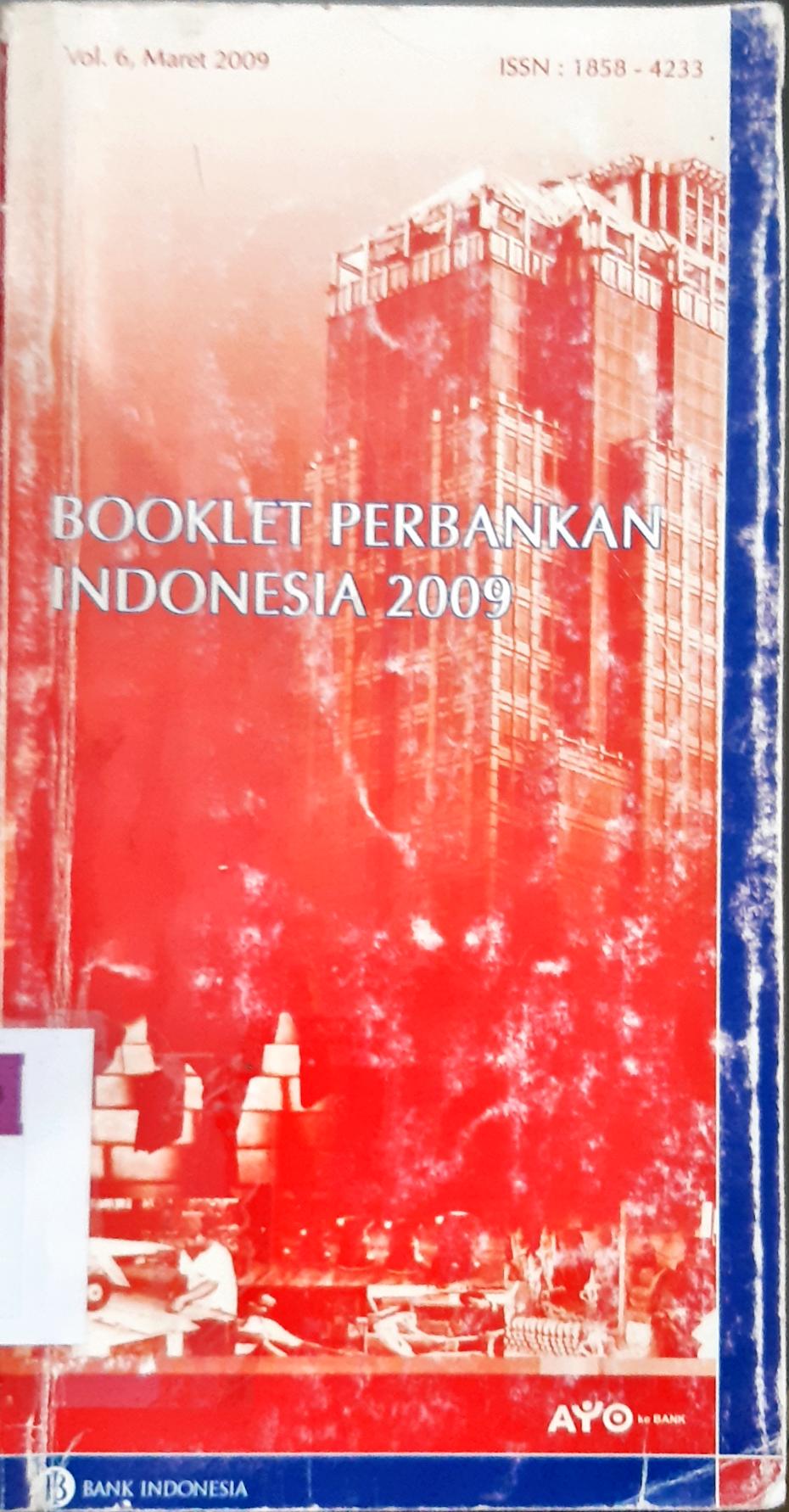 Cover Booklet Perbankan Indonesia 2009 / Booklet Perbankan Indonesia 2009