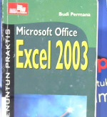 Cover Microsoft Office Excel 2003 / Budi Permana