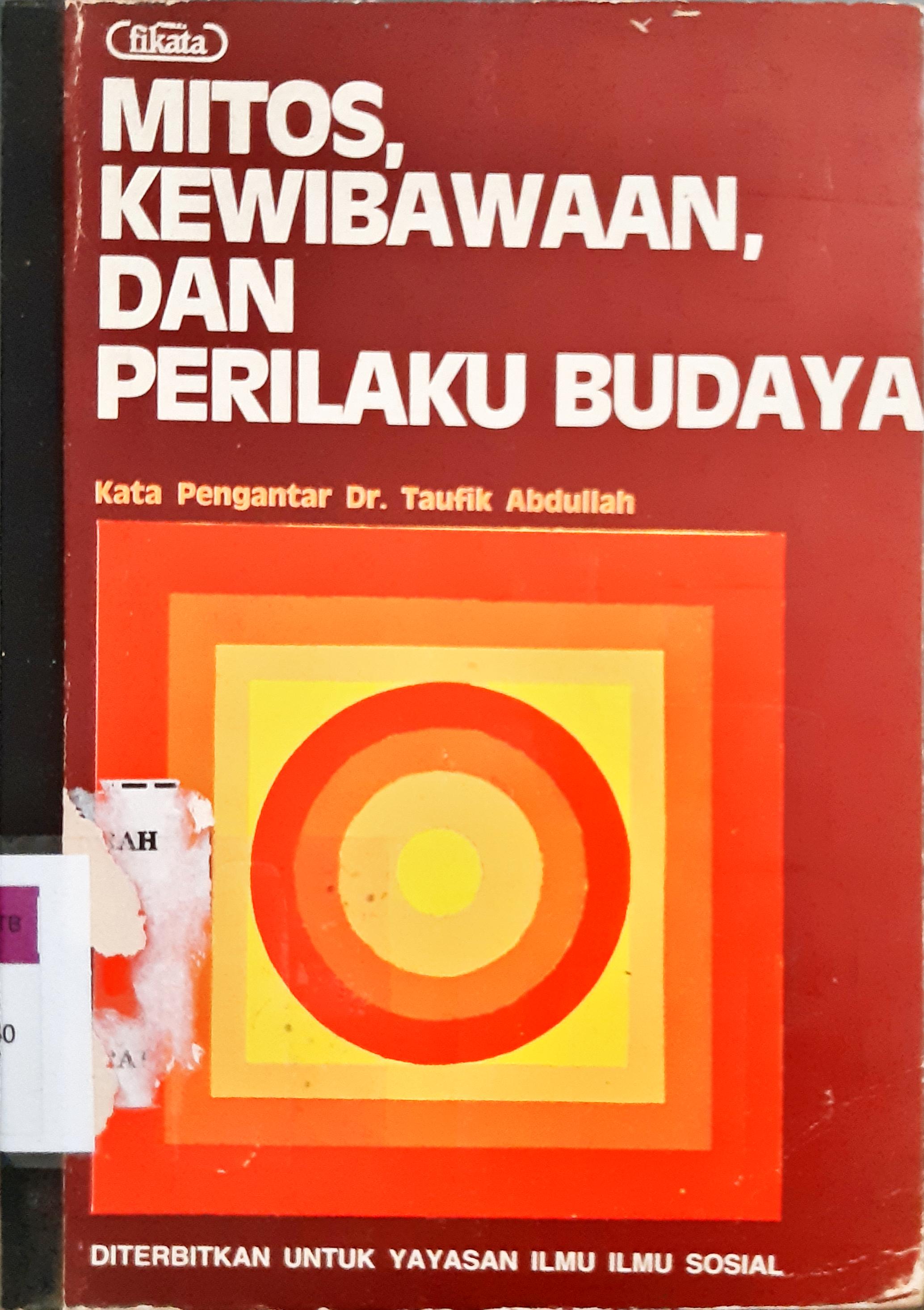 Cover Mitos kewibawaan  dan perilaku budaya / Ja'cuba karepsesina