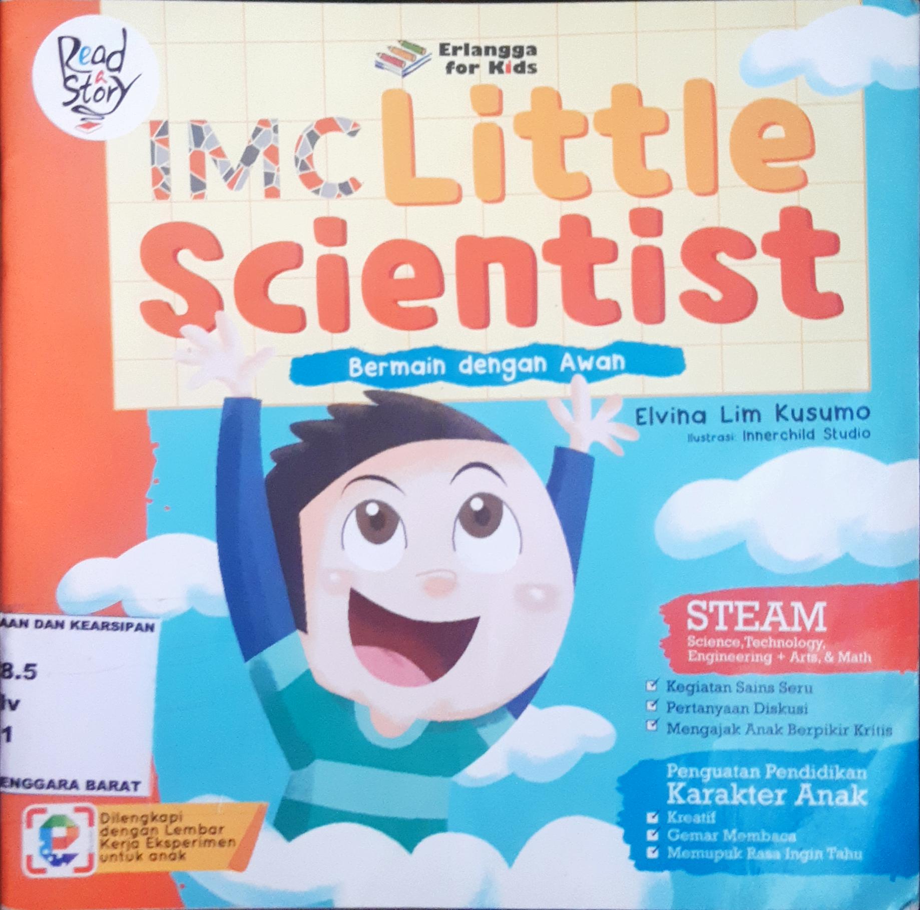 Cover IMC Little Scientist :  Menangkap Matahari / Elvina Lim Kusumo