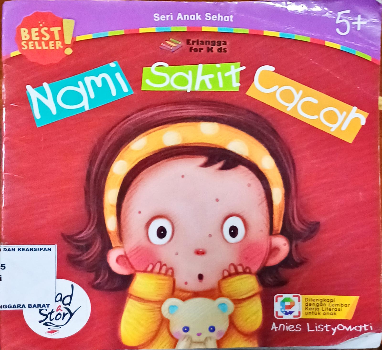 Cover Nami sakit cacar / Anies Listyowati