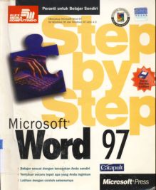 Cover Step by step Microsoft word 97 / Catapult