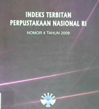 Cover Indeks terbitan Perpustakaan Nasional RI Nomor 4 Tahun 2009