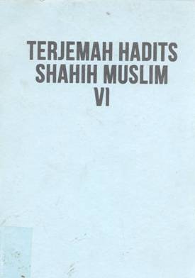 Cover Terjemah hadits shahih muslim VI / Fachruddin HS