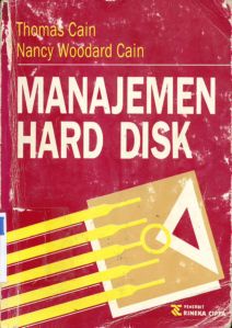Cover Manajemen hard disk / Thomas Cain