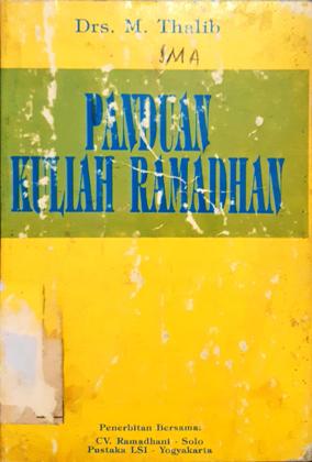Cover Panduan kuliah ramadhan / Drs. M. Thalib