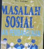 Cover Masalah sosial dan pembangunan / Sutomo