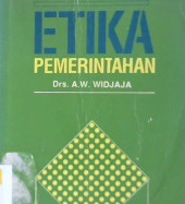 Cover Etika Pemerintahan / A. w widjaja