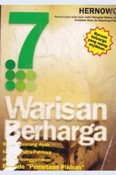 Cover Tujuh warisan berharga :  Wasiat seorang ayah kepada putra-putrinya dengan menggunakan metode pemetaan pikiran / Hernowo
