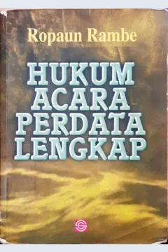 Cover Hukum Acara Perdata Lengkap / Ropaun Rambe