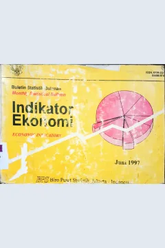 Cover Indikator ekonomi Juni 1997 / Editor: Bagian evaluasi dan laporan statistik
