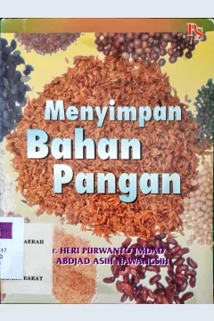Cover Menyimpan bahan pangan / Heri Purwanto Indat; Abjad Asih Nawangsih