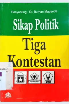Cover Sikap politik tiga kontestan / Penyunting,  Dr. Burhan Magenda