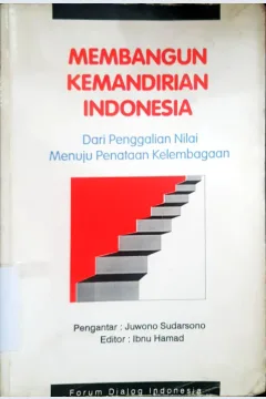 Cover Membangun kemandirian Indonesia :  dari penggalian nilai menuju penataan kelembagaan / Editor, Ibnu Hamad