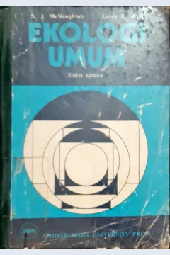 Cover Ekologi Umum, / S.J. McNaughton; Penerjemah, Sunaryo Pringgosaputro