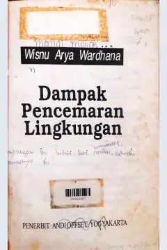 Cover Dampak pencemaran lingkungan / Wisnu Arya Wardana