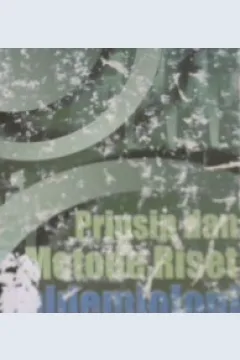Cover Prinsip dan metode riset epidemiologi jilid 1 / Bhisma Murti