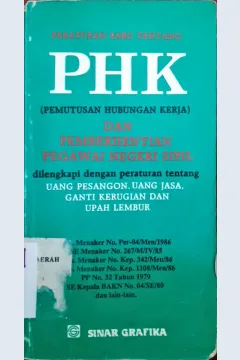 Cover Peraturan baru tentang PHK dan pemberhentian PNS