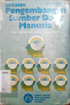 Cover Untaian pengembangan sumber daya manusia / Prijono Tjiptoherijanto