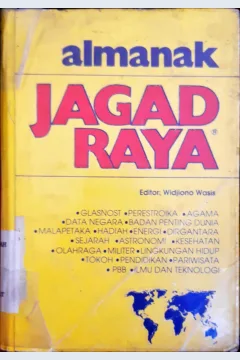 Cover Almanak jagat raya, / Editor Widjiono Wasis