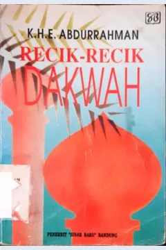 Cover Recik-recik dakwah / K. H. E. Abdurrahman