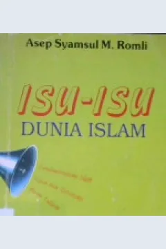 Cover Isu-isu dunia Islam / Asep Syamsul M. Romli