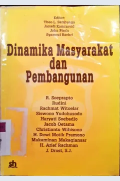 Cover Dinamika Masyarakat dan pembangunan