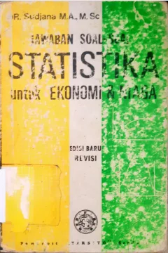 Cover Statistika :  Untuk Ekonomi dan Bisnis / Sri Mulyono S.E., M.Sc
