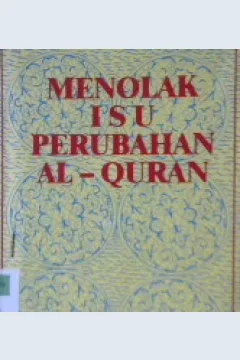 Cover Menolak isu perubahan Al-Quran / Syaikh Rasul Ja'fariyan