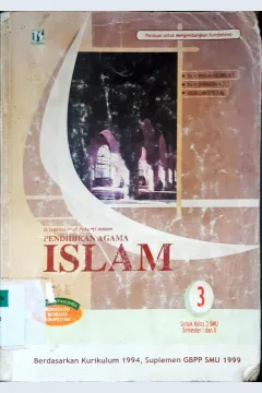 Cover Pendidikan agama islam 3 untuk kelas 3 SMU / Drs. H. Burhanuddin Zuhlil, M. Zahrin Piliang,S.Pd.