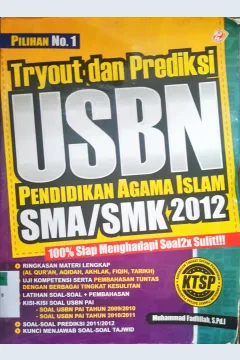 Cover Triout dan Prediksi UASBN :  Pendidikan Agama Islam SMA/SMK 2012 / Muhammad Fadlillah, S.Pd.I