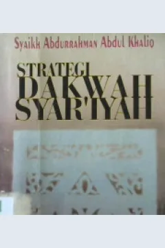 Cover Strategi dakwah syar'iyah / Syaikh Abdurrahman Abdul Khaliq