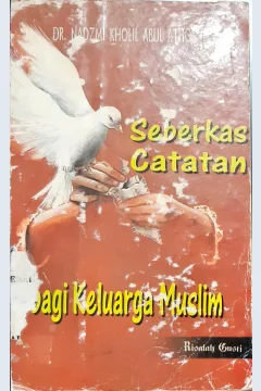 Cover Seberkas catatan bagi keluarga muslim / DR. Nazmi Kholil Abul Atho'; diterjemahkan, Agus Hasan Bashori