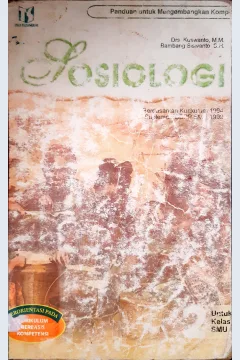 Cover Sosiologi SMA kelas xii jilid 3 / Drs. Saptono, Drs. Bambang suteng sulasmono