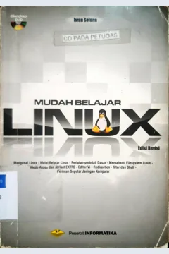 Cover Mudah belajar Linux / Iwan Sofana