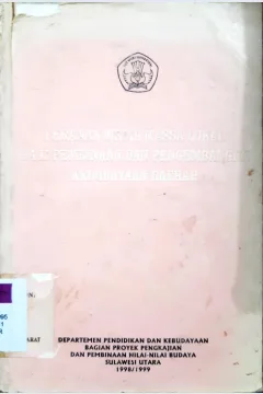 Cover Peranan media massa lokal bagi pembinaan dan pengembangan kebudayaan daerah di Sulawesi Utara / Drs. A. Walukow