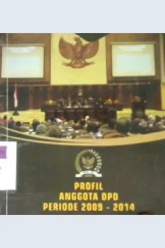 Cover Anggota DPD RI tahun 2009 - 2014 / Departemen Komunikasi dan Informatika RI