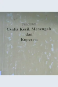 Cover Pandua usaha kecil, menengah dan koperasi