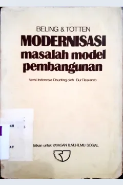 Cover Modernisasi masalah model pembangunan / Beling, Totten