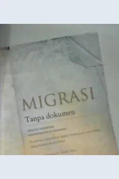 Cover Migrasi tanpa dokumen :  Strategi perempuan mempertahankan kehidupan