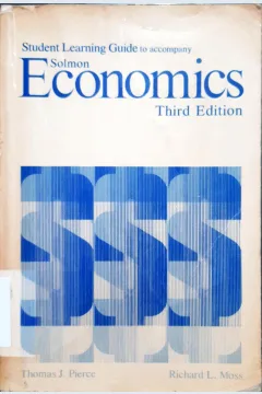 Cover Student learning guide to accompany, Economics, Third edition / Solmon