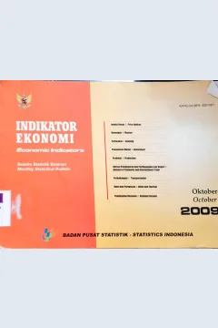 Cover Indikator ekonomi = Economic indicators : Buletin statistik bulanan = Monthly statistical bulletin April 2009 / Badan Pusat Statistik