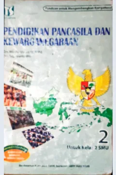 Cover Pendidikan pancasila dan kewarganegaraan jilid 2 untuk  kelas 2 SMU :  Berdasarkan kurikulum 1994, suplemen GBPP SMU 1999 / Drs. Windu Winata W, M.Pd., Drs. Supriyanto Wm.; editor, Anik Nurcahyati, S.Sos.