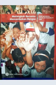 Cover Melangkah bersama mencerdaskan bangsa / Bank Indonesia