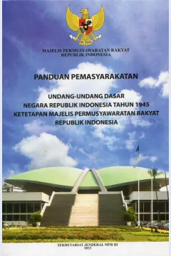 Cover Panduan Pemasyarakatan Undang-Undang Dasar Negara RI Tahun 1945
