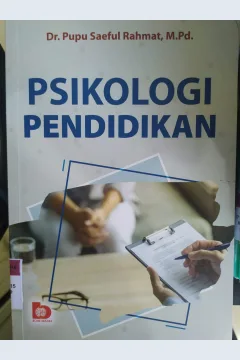 Cover Psikologi Pendidikan / Pupu Saeful Rahmat