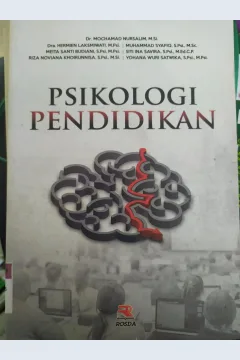 Cover Psikologi Pendidikan / Dr. Mochamad Nursalim, M.Si