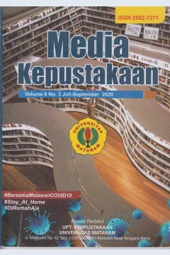 Cover Media kepustakaan volume 6 No.3 Juli-September 2020